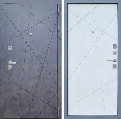 Дверь стальная Бронекс YoDoors-7 Бетон графит/Серый муар-Бетон снежный Дверь стальная Бронекс YoDoors-7 Бетон графит/Серый муар-Бетон снежный