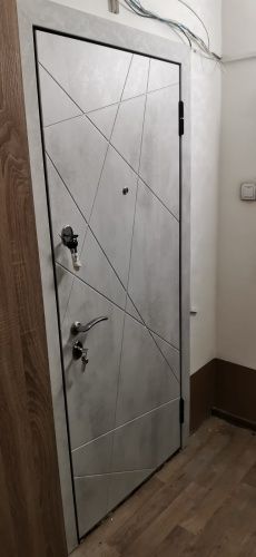 Delta-10M PP Темно-серый букле графит МДФ Бетон известковый D6-26 фото 2 Delta-10M PP Темно-серый букле графит МДФ Бетон известковый D6-26 фото 2