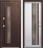 Центурион Т-4-2025 PREMIUM Шоколад муар-Кашемир белый (цвет стекла Bronze)